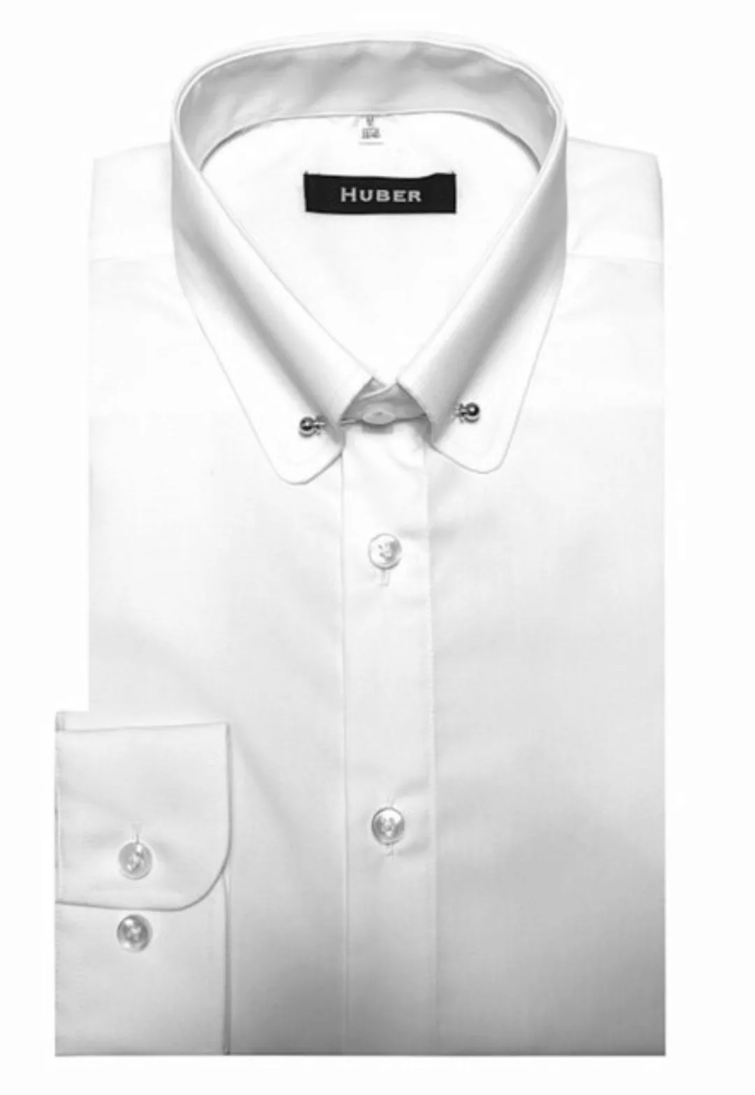 Huber Hemden Langarmhemd HU-0530 Piccadilly-Kragen mit Kragenspange Regular günstig online kaufen
