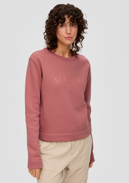 s.Oliver Sweatshirt Sweatshirt mit Logo-Print günstig online kaufen