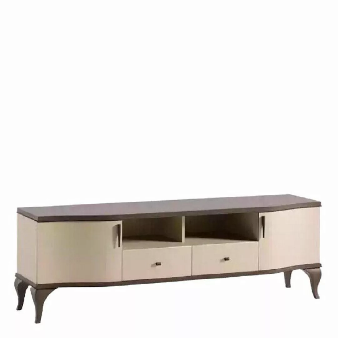 JVmoebel TV-Schrank Wohnzimmer TV-Schrank Holz Beige Modern Sideboard (1-St günstig online kaufen