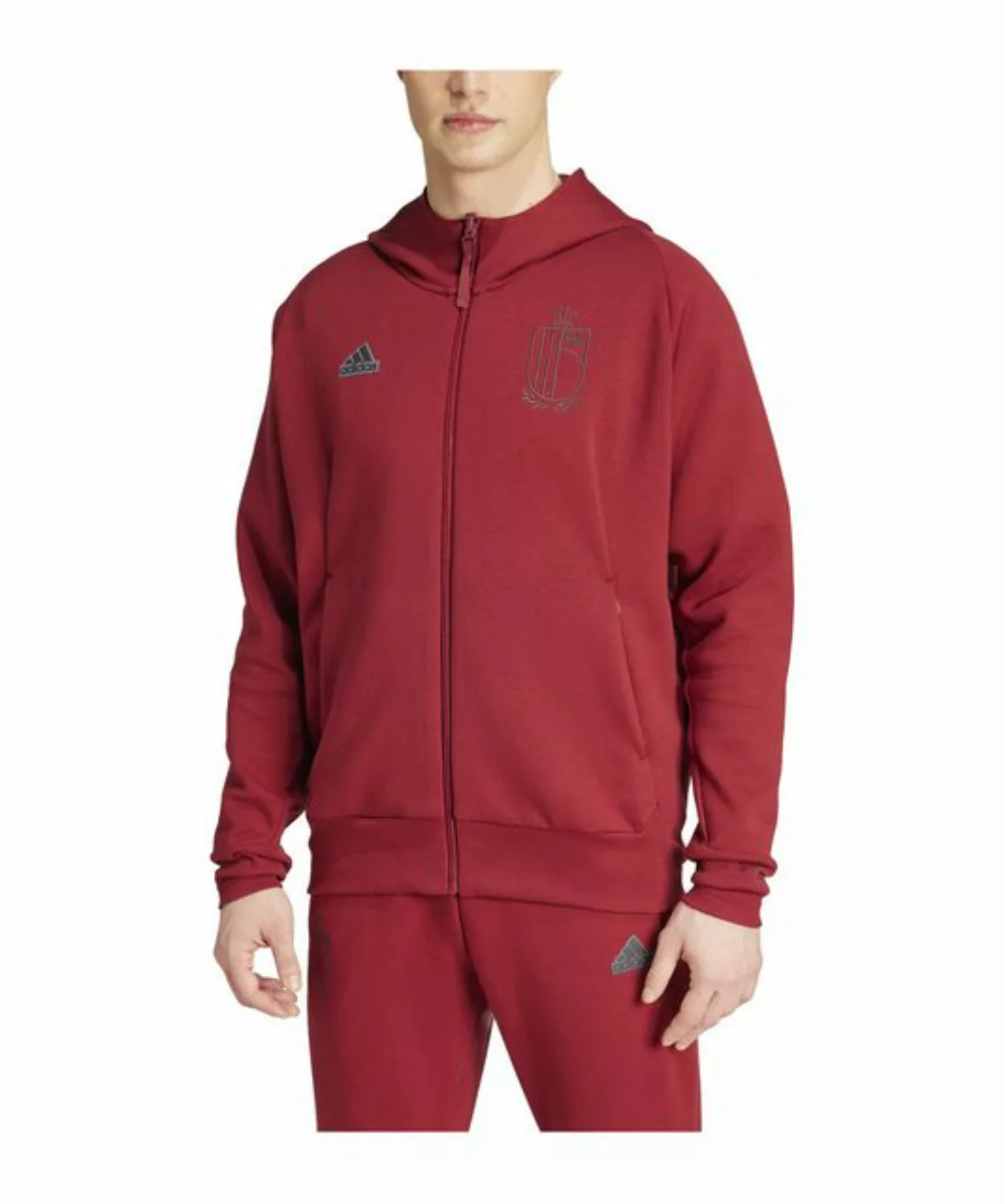 adidas Performance Sweatjacke Belgien Travel Kapuzenjacke EM 2024 günstig online kaufen