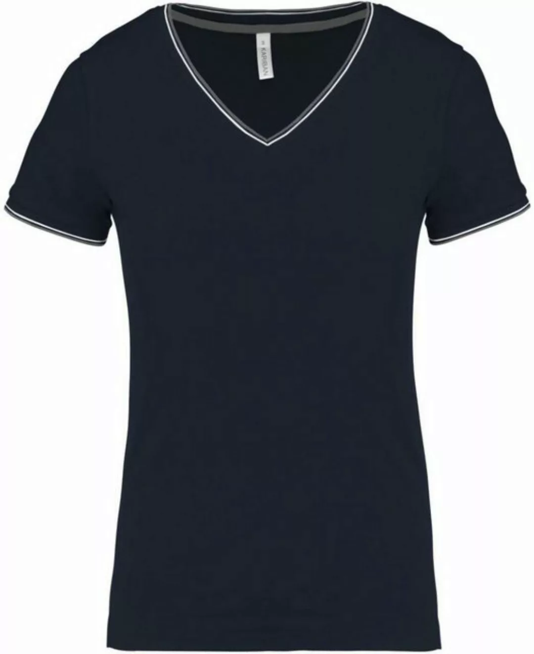 Kariban V-Shirt Kariban Damen T-Shirt V-Neck V-Ausschnitt Pique Polo Shirt günstig online kaufen