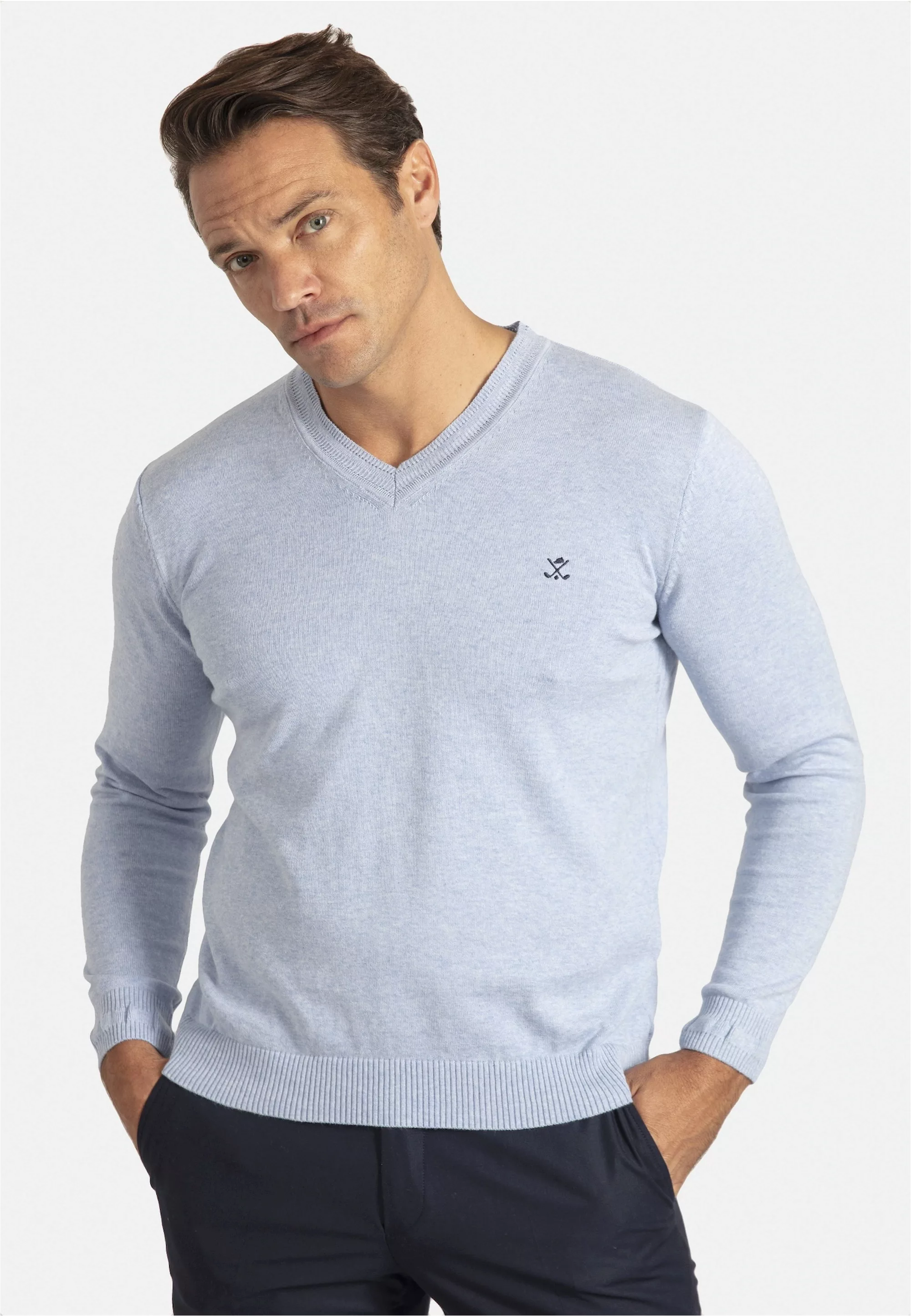 SIR RAYMOND TAILOR Strickpullover "Los Angeles", (1 tlg.), mit klassischem günstig online kaufen