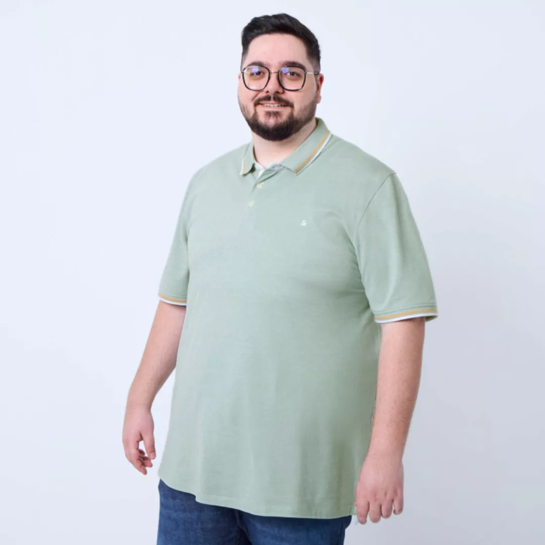 Jack & Jones Herren Poloshirt JJEPAULOS - Relaxed Fit Plussize günstig online kaufen