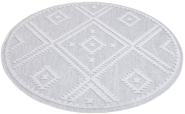Carpet City Teppich »In-& Outdoorteppich Santorini 454, 3D-Effekt, Raute-Op günstig online kaufen