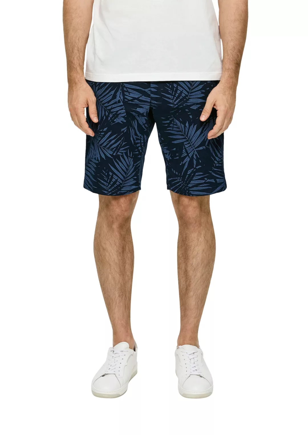 s.Oliver Bermudas mit All-Over Print günstig online kaufen