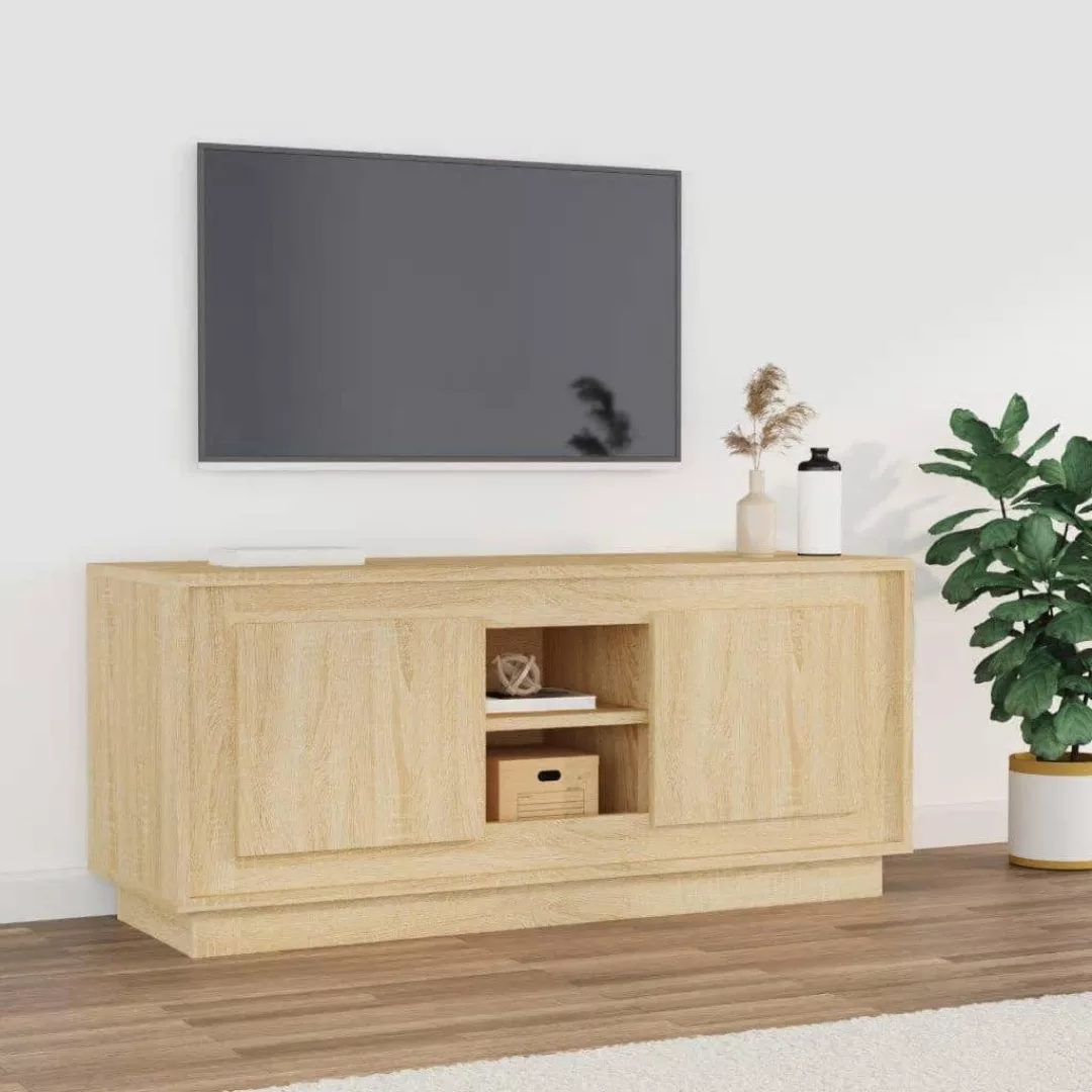 Vidaxl Tv-schrank Sonoma-eiche 102x35x45 Cm Holzwerkstoff günstig online kaufen