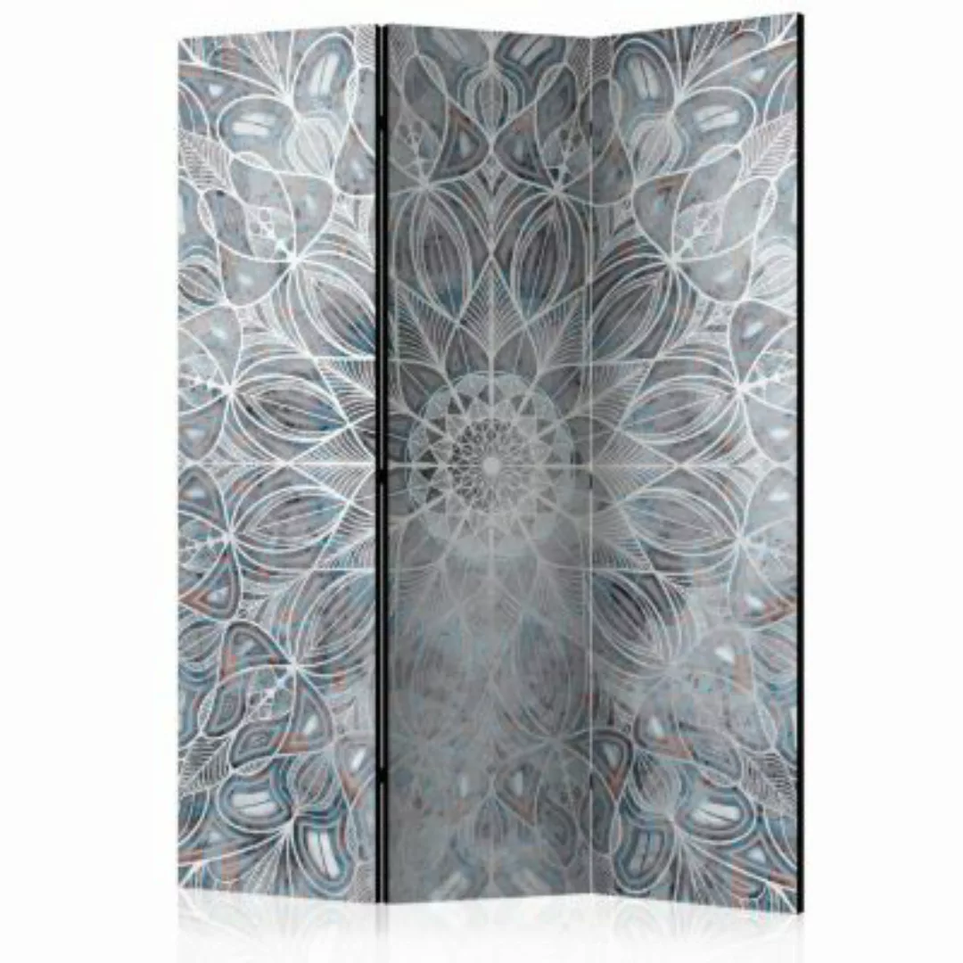 artgeist Paravent Blurred Mandala [Room Dividers] grau-kombi Gr. 135 x 172 günstig online kaufen