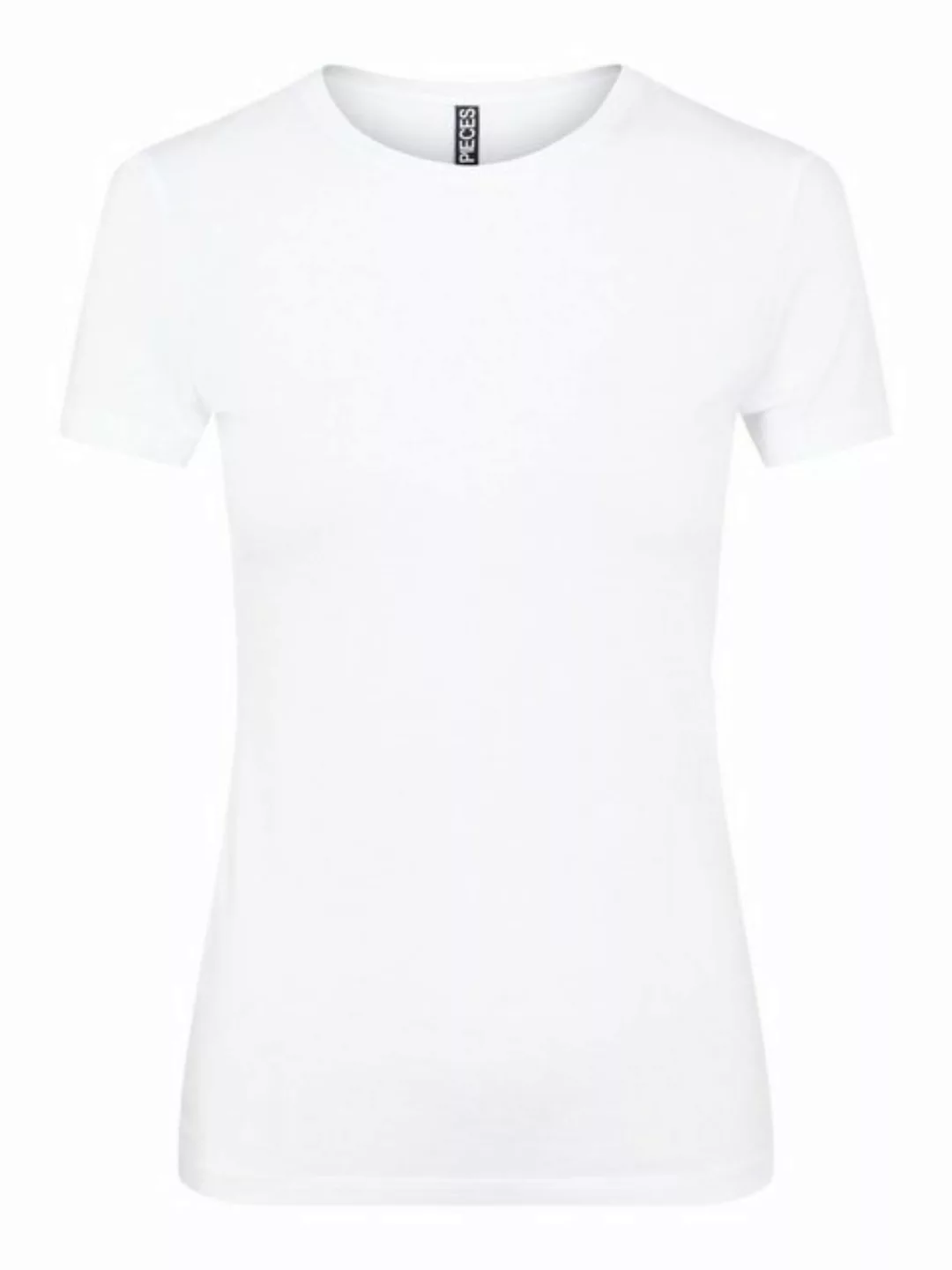 Pieces Sirene Kurzärmeliges T-shirt XL Bright White günstig online kaufen