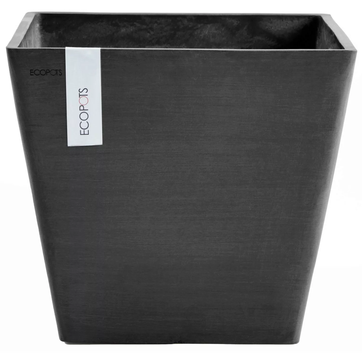 Ecopots Pflanztopf Rotterdam Dunkelgrau 30 cm günstig online kaufen