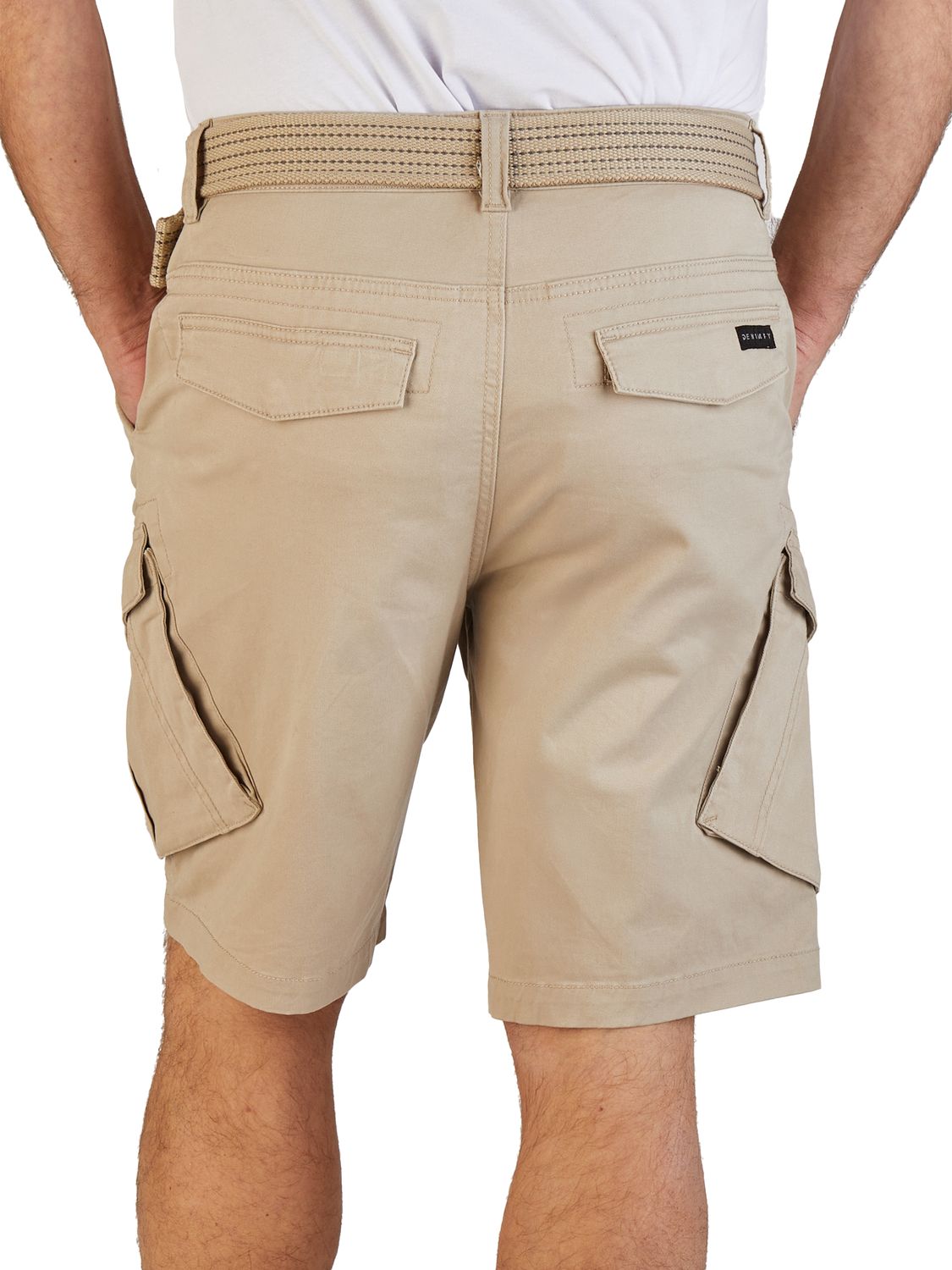 DENIMFY Cargo Shorts Herren mit Gürtel Regular Fit DFPhil günstig online kaufen