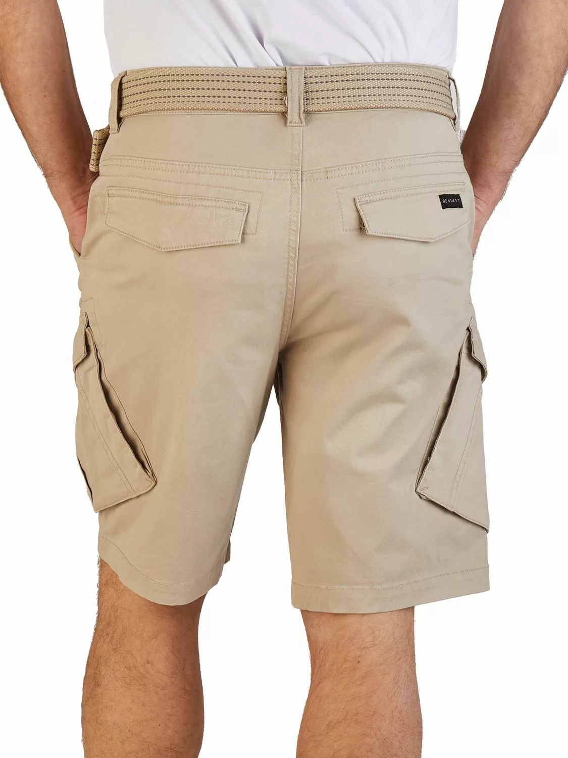 DENIMFY Cargo Shorts Herren mit Gürtel Regular Fit DFPhil günstig online kaufen