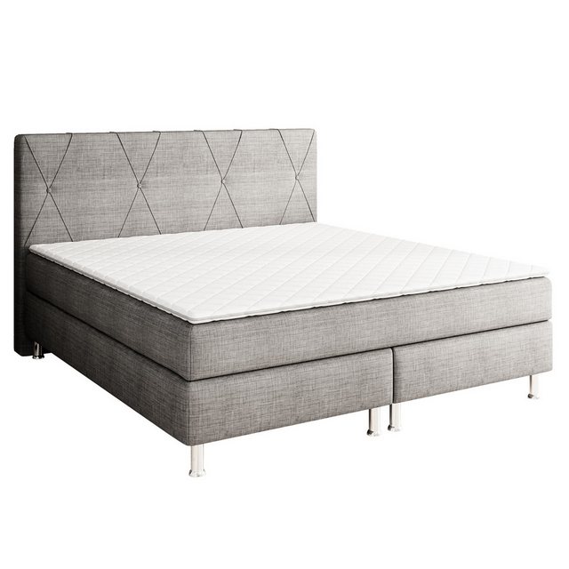 M-Punkt24 Boxspringbett TRIEST, inkl. Topper, Liegefläche 180 x 200 cm günstig online kaufen