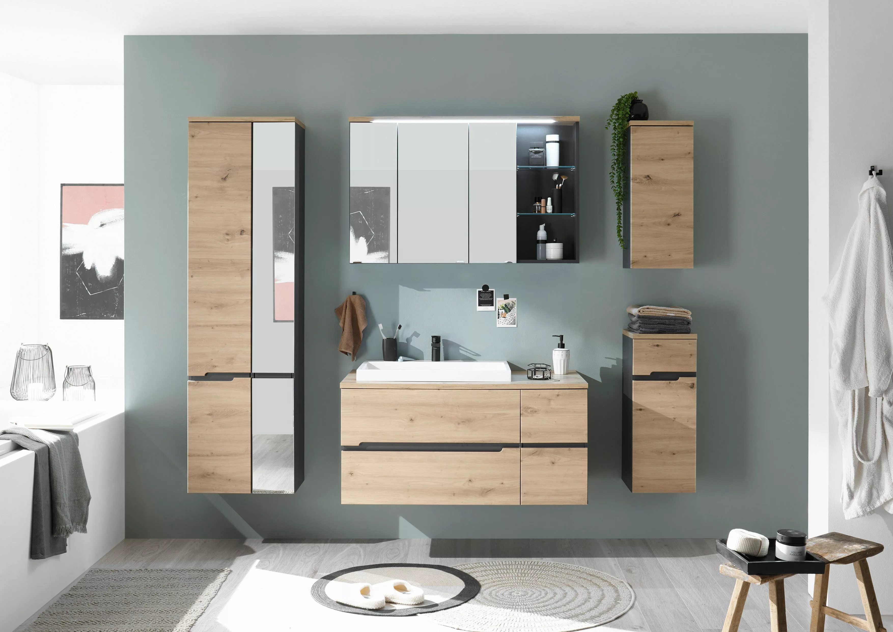 BASIC by Balculina Midischrank Memphis, Badezimmerschrank günstig online kaufen