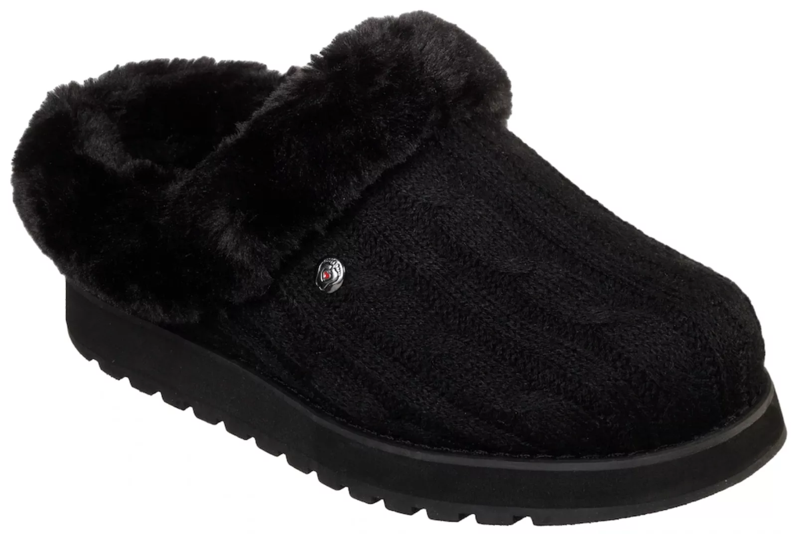 Skechers Pantoffel "KEEPSAKES - ICE ANGEL", Hausschuh in Strick-Optik günstig online kaufen
