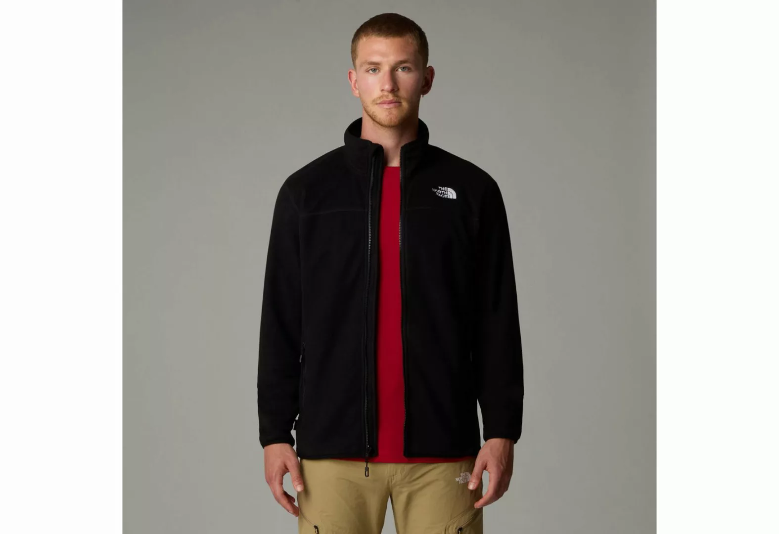 The North Face Fleecejacke M 100 GLACIER FULL ZIP - EU (1-St) aus weichem, günstig online kaufen