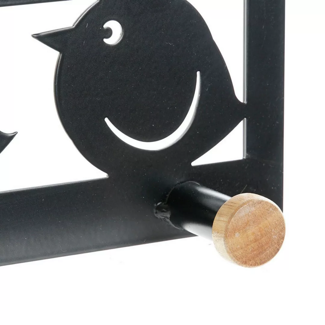 Jackenaufhänger Für Türen Dkd Home Decor Vögel Metall Holz Mdf (2 Pcs) (28. günstig online kaufen