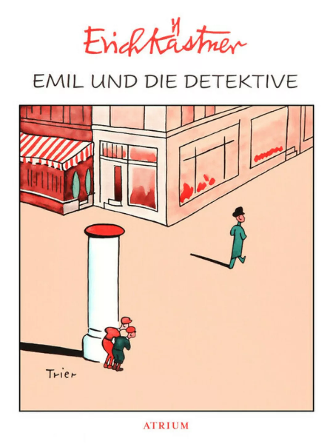 Poster / Leinwandbild - Walter Trier: Bucheinband Für Erich Kästners Emil U günstig online kaufen