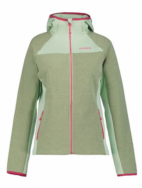 Icepeak Fleecejacke Damen Fleece Kapuze Bradgate mint/beere günstig online kaufen