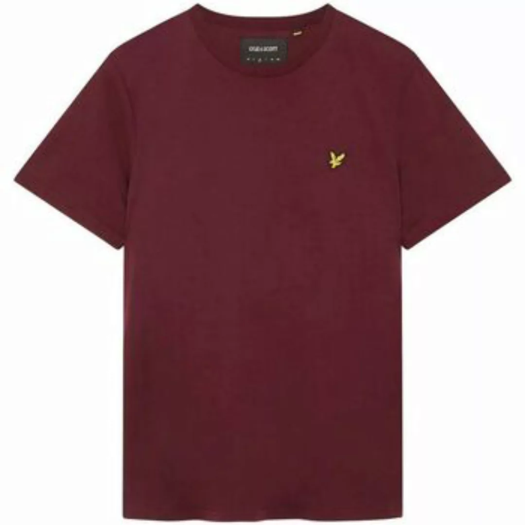 Lyle & Scott  T-Shirts & Poloshirts TS400VOGX PLAIN SHIRT-Z562 BURGUNDY günstig online kaufen