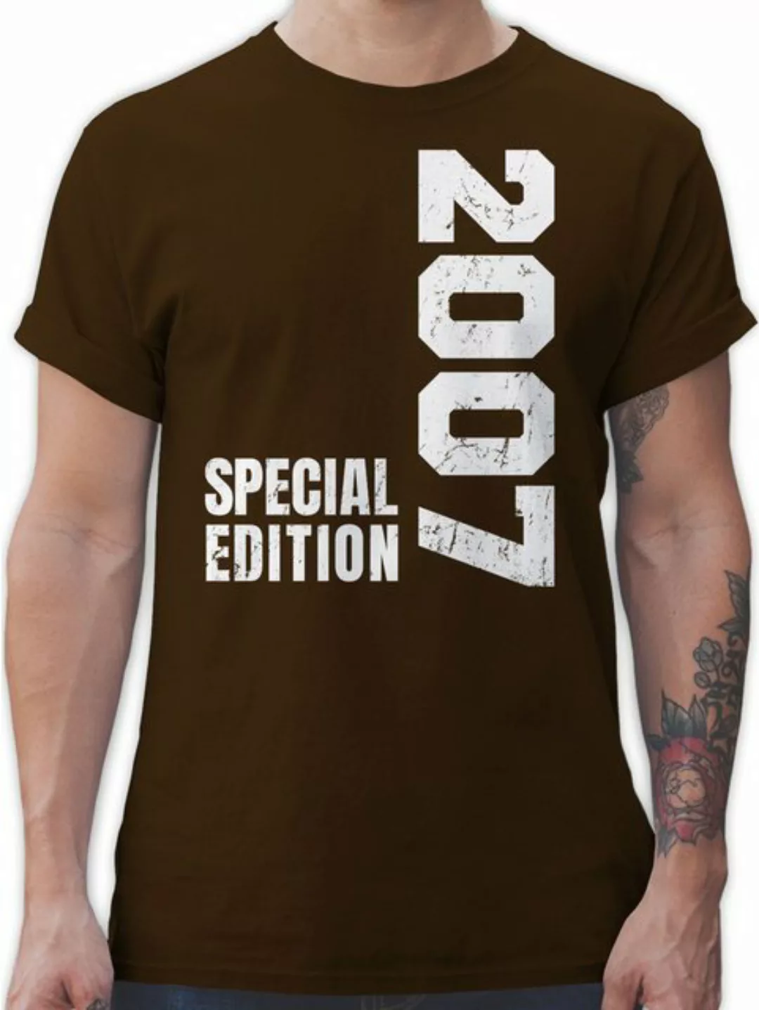 Shirtracer T-Shirt Special Edition 2007 18. Geburtstag günstig online kaufen