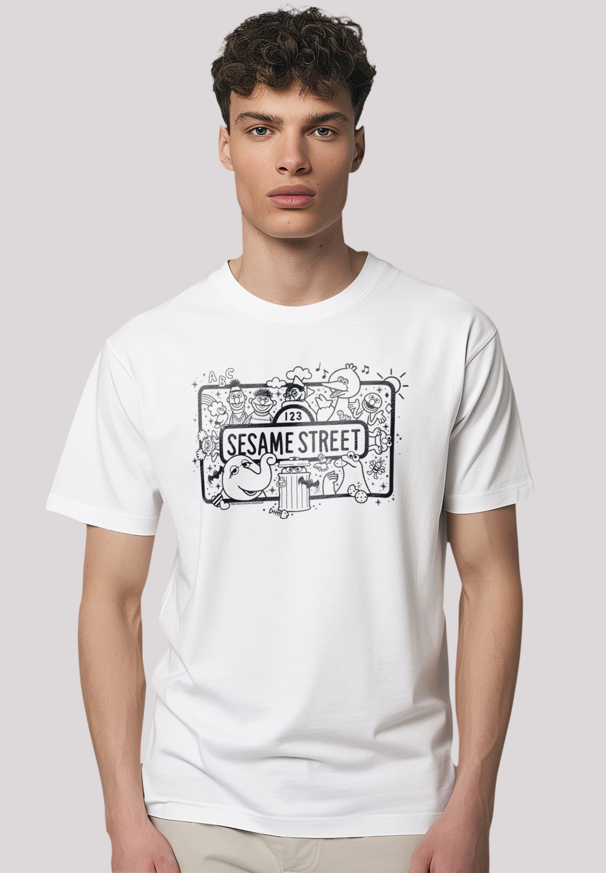 F4NT4STIC T-Shirt "Sesamstraße Sesame Team", Premium Qualität,Nostalgie, Fe günstig online kaufen