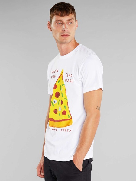 T-shirt Stockholm Work Hard Pizza günstig online kaufen