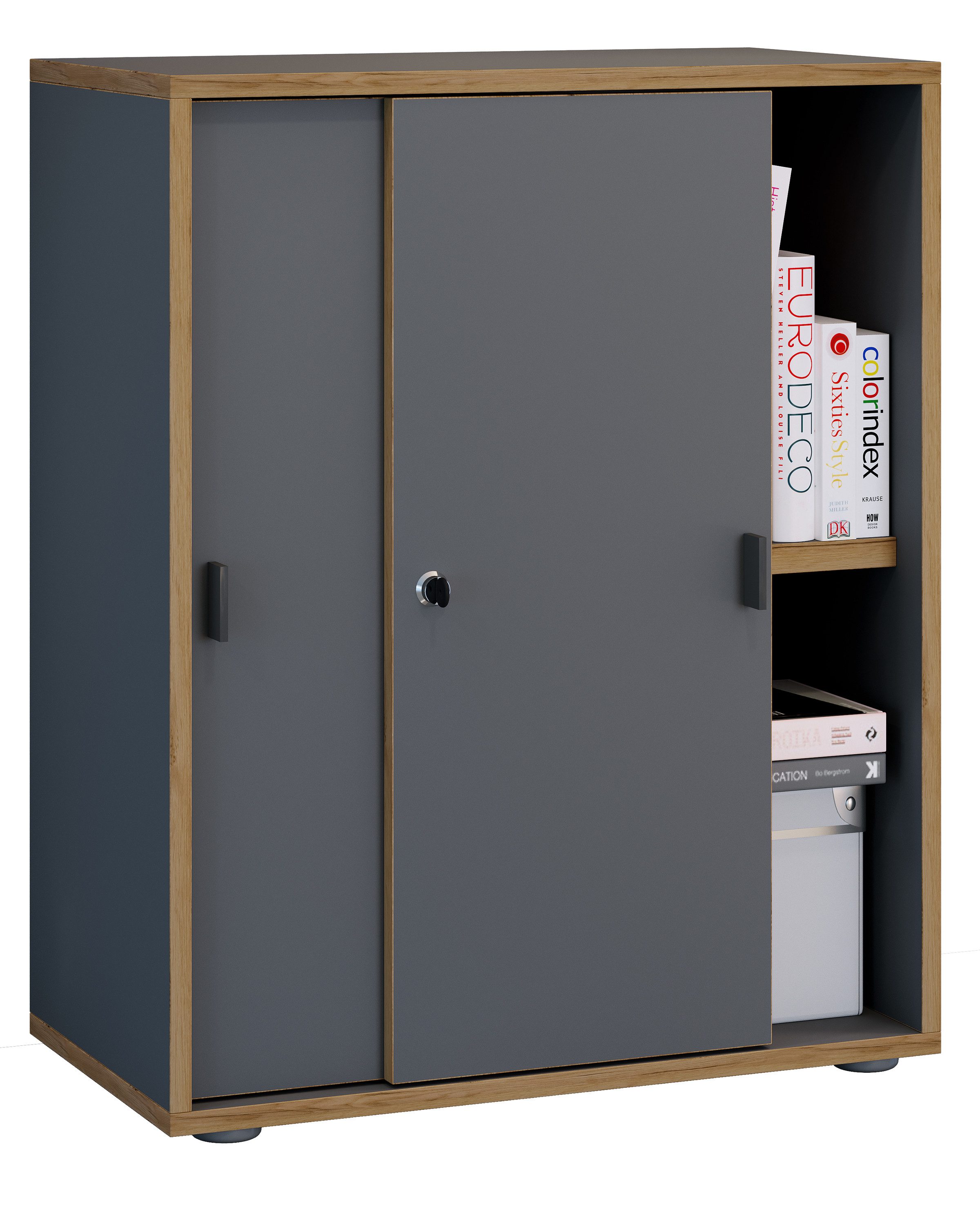 VCM Aktenschrank Büroschrank Aktenschrank Schiebetüren Salia günstig online kaufen