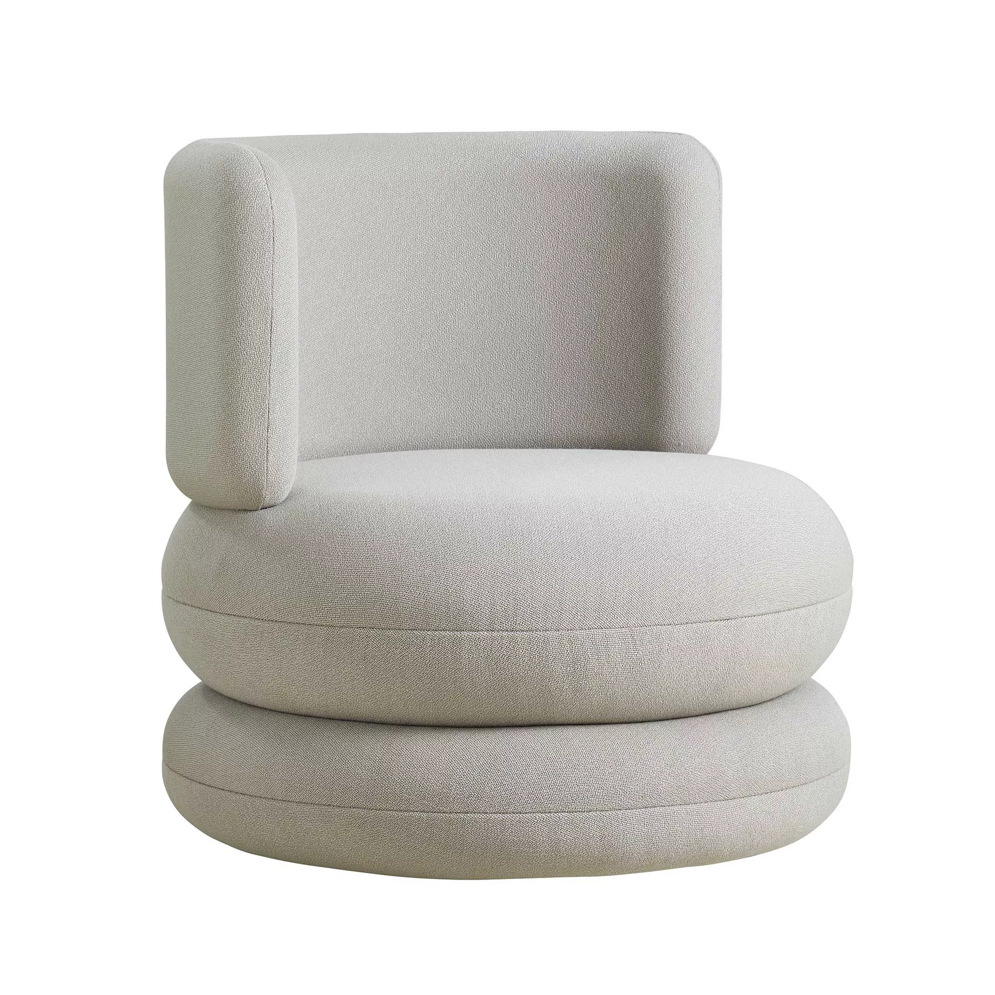 VerPan - Easy Sessel - hellgrau/Stoff Kvadrat Vidar 222/HxØ 82,5x80cm günstig online kaufen