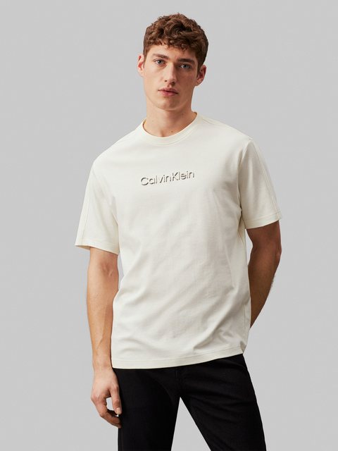 Calvin Klein T-Shirt SHADOW EMBOSSED LOGO T-SHIRT mit Logoschriftzug günstig online kaufen