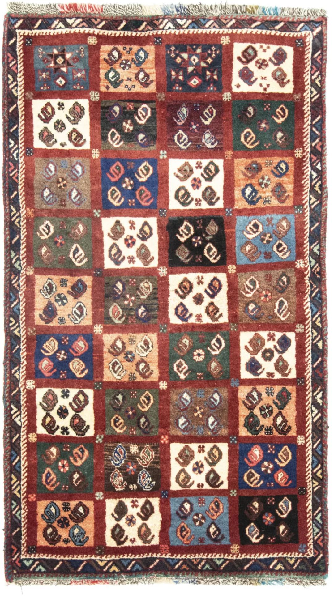 morgenland Wollteppich »Ghashghai Teppich handgeknüpft mehrfarbig«, rechtec günstig online kaufen