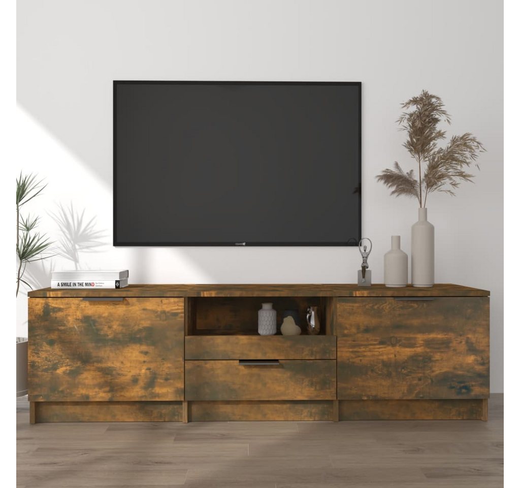 vidaXL TV-Schrank TV-Schrank Räuchereiche 140x35x40 cm Spanplatte Lowboard günstig online kaufen