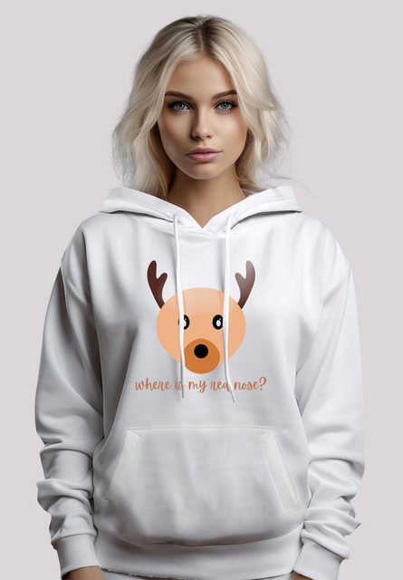 F4NT4STIC Kapuzenpullover Weihnachten Red Nose Premium Qualität, Weihnachte günstig online kaufen