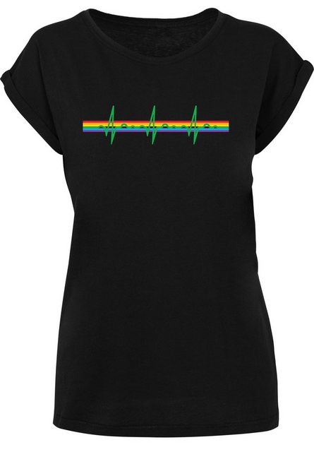 F4NT4STIC T-Shirt Pink Floyd Prism Heartbeat Rainbow Regenbogen Damen,Premi günstig online kaufen