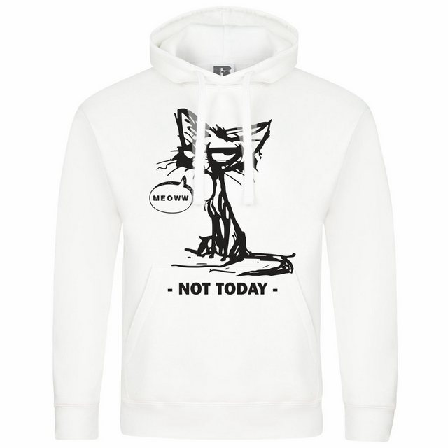 deinshirt Kapuzenpullover Herren Kapuzenpullover Katze not today Mit Print günstig online kaufen