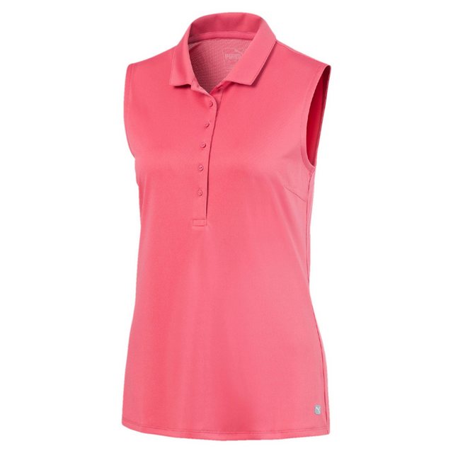 PUMA Poloshirt Puma Golf Polo Rotation Sleeveless Rapture Rose Damen M günstig online kaufen