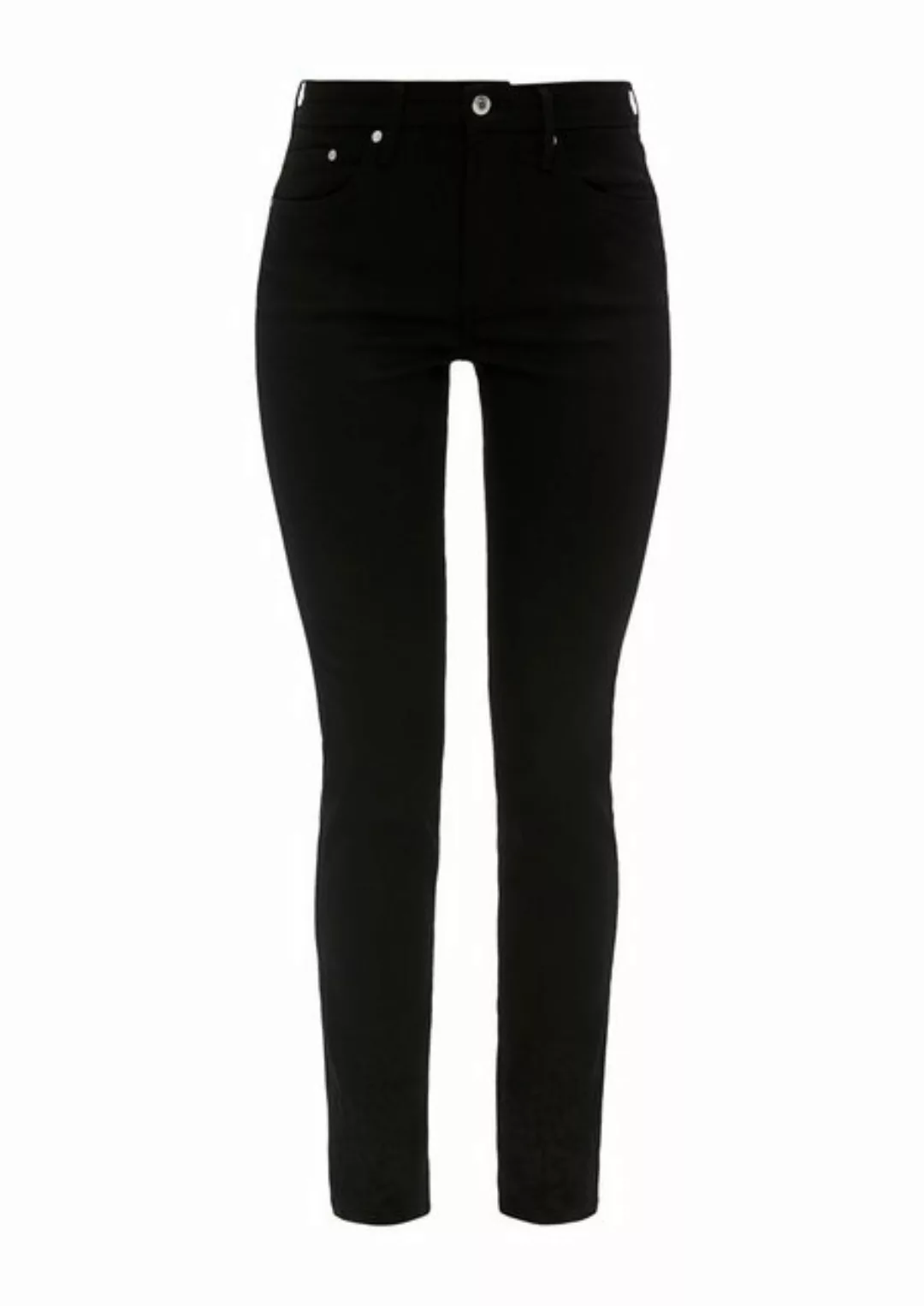 s.Oliver Slim-fit-Jeans s.Oliver Slim Fit Jeans Betsy in Schwarz (1-tlg) Fi günstig online kaufen