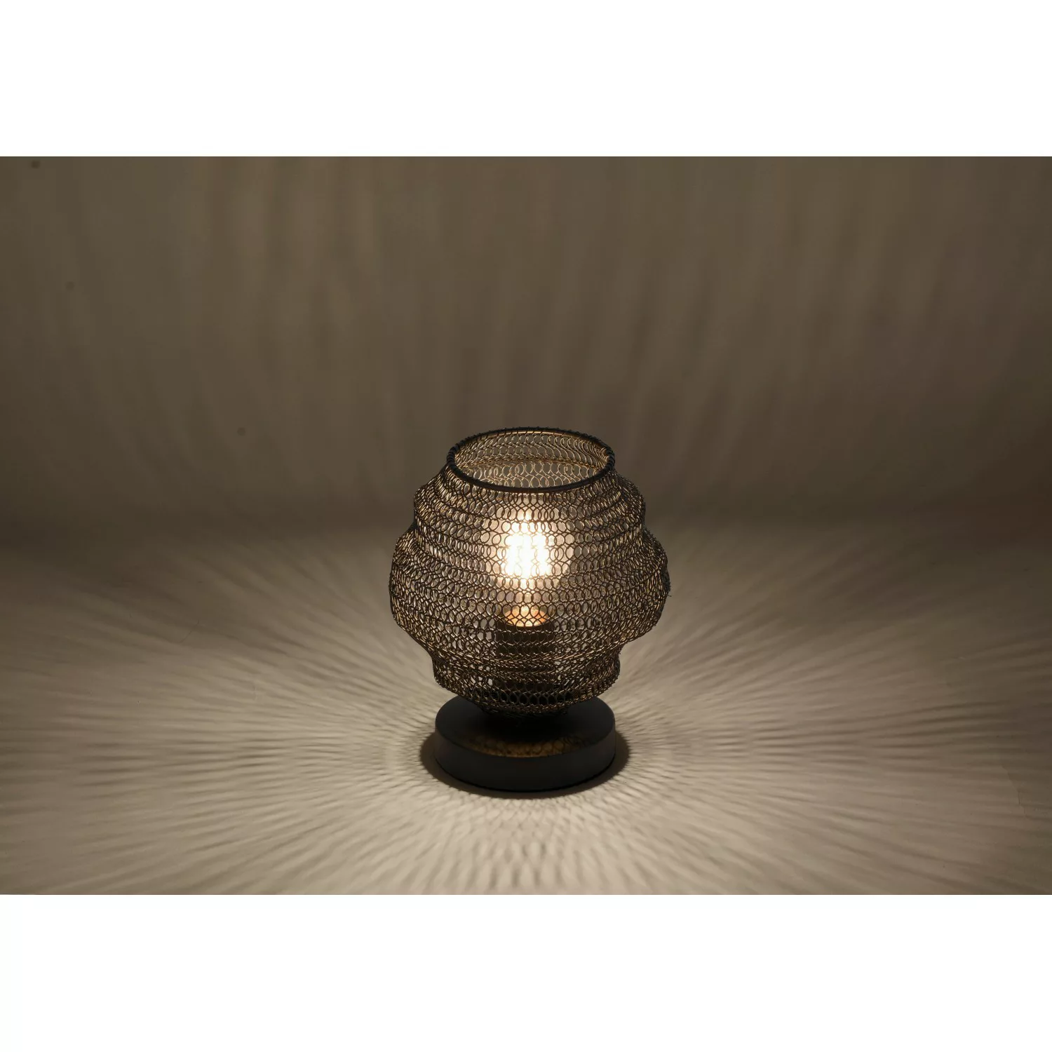 Tischlampe Kokon Schwarz für E27-Leuchtmittel günstig online kaufen