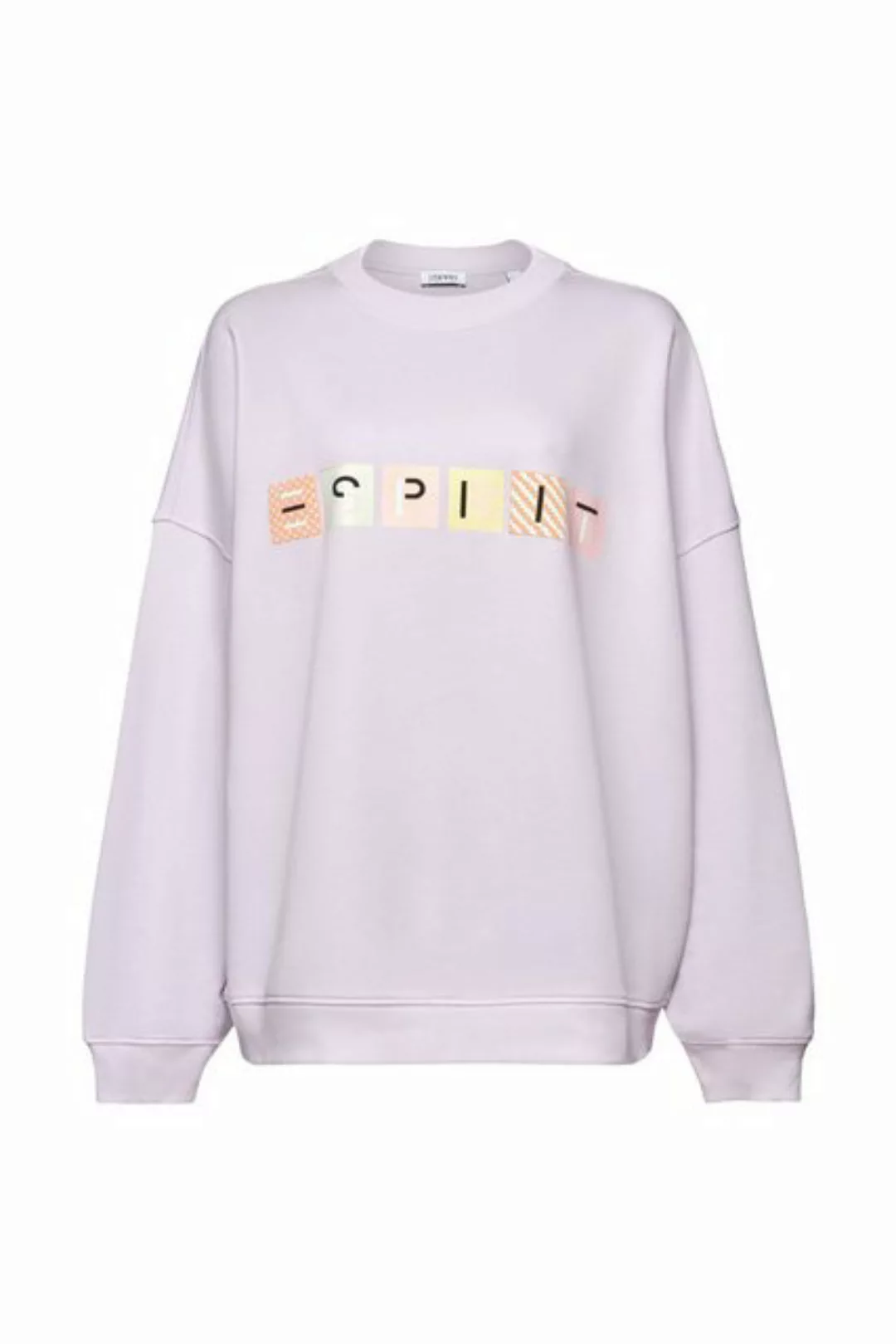 Esprit Sweatshirt Logo-Sweatshirt mit Rundhalsausschnitt (1-tlg) günstig online kaufen