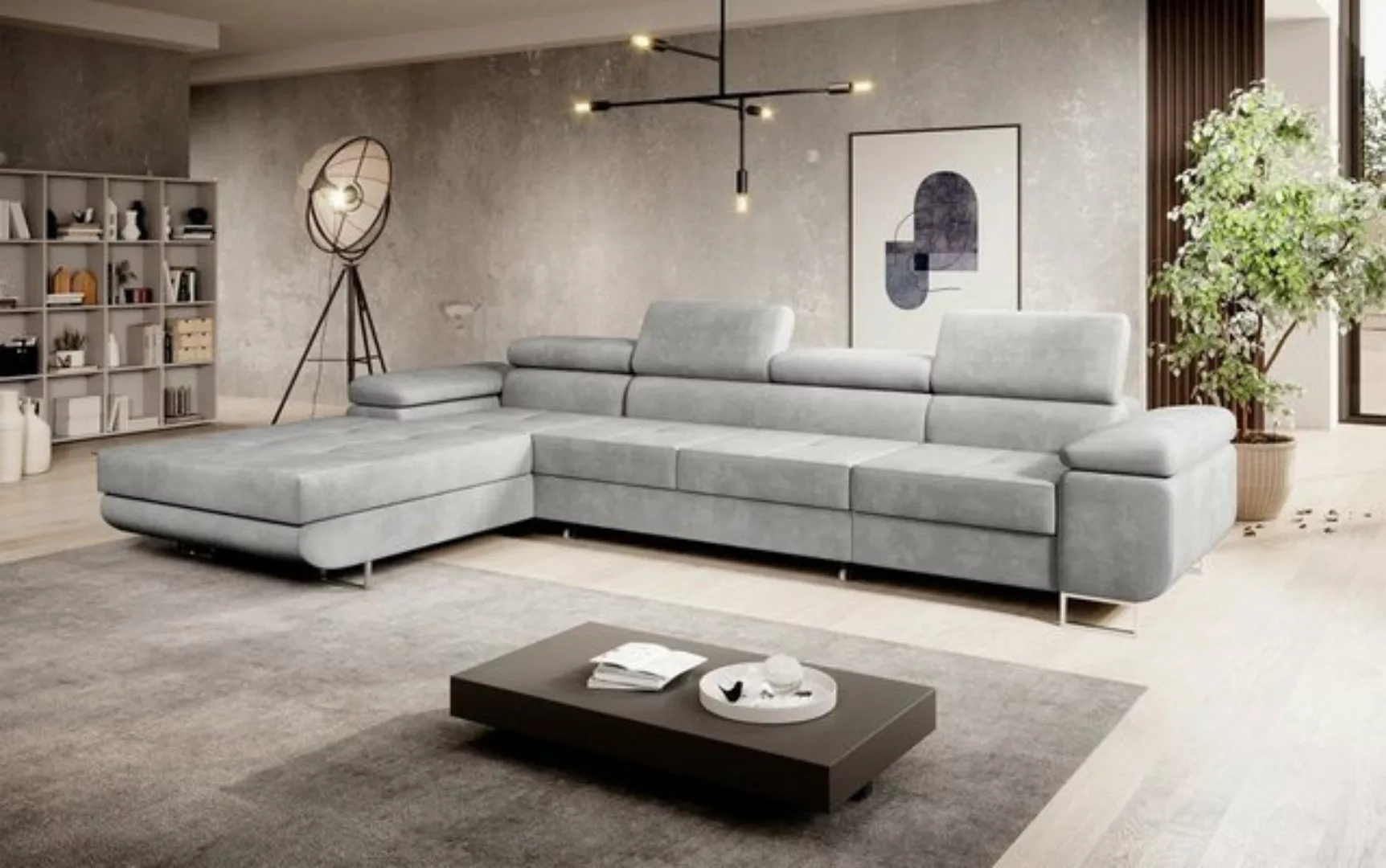 Luxusbetten24 Schlafsofa Designer Sofa Calvera Maxi, mit Stauraum und Schla günstig online kaufen