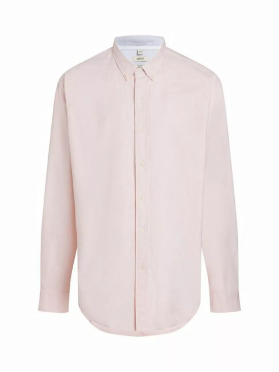 Esprit Langarmhemd Relaxed-Fit-Oxfordhemd mit Allover-Print günstig online kaufen