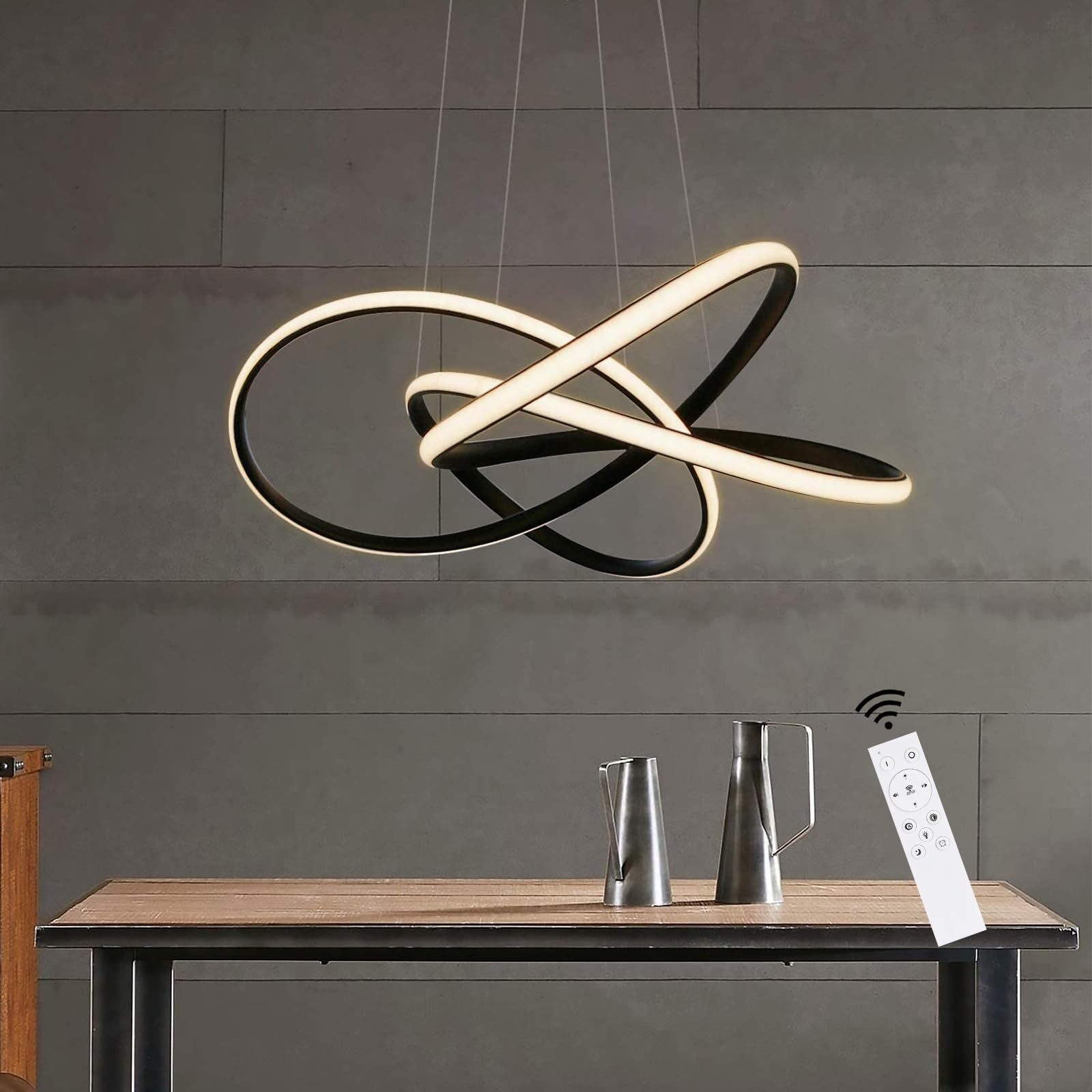 Nettlife LED Kronleuchter Wohnzimmer Esstisch Weiß günstig online kaufen