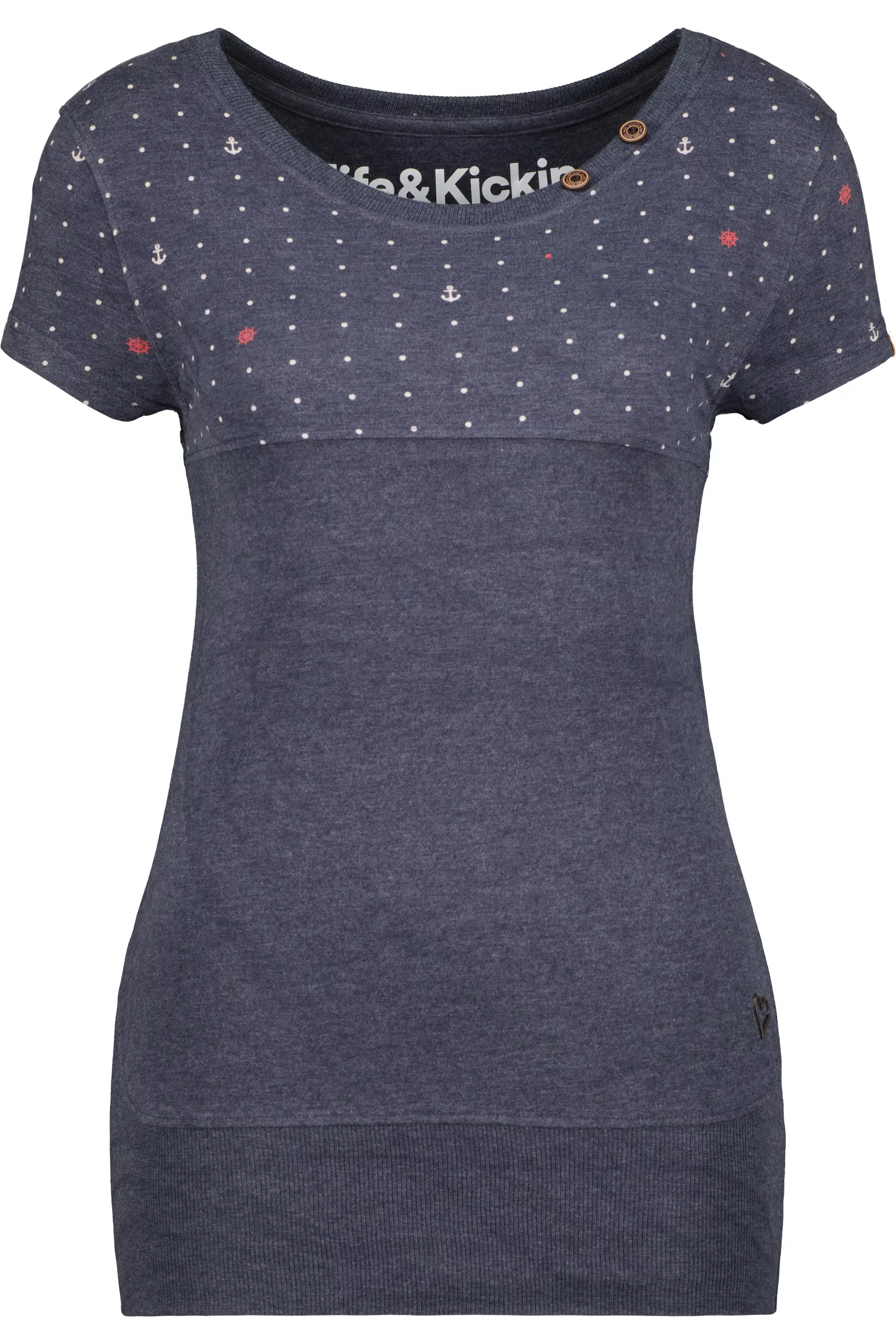 Alife & Kickin Rundhalsshirt "CoraAK B Shirt Damen Kurzarmshirt, Shirt" günstig online kaufen