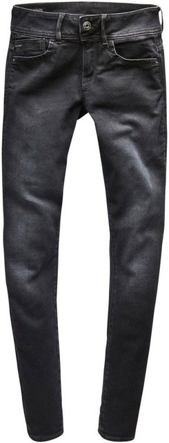 G-STAR Skinny-fit-Jeans Mid Waist Skinny mit Elasthan-Anteil günstig online kaufen