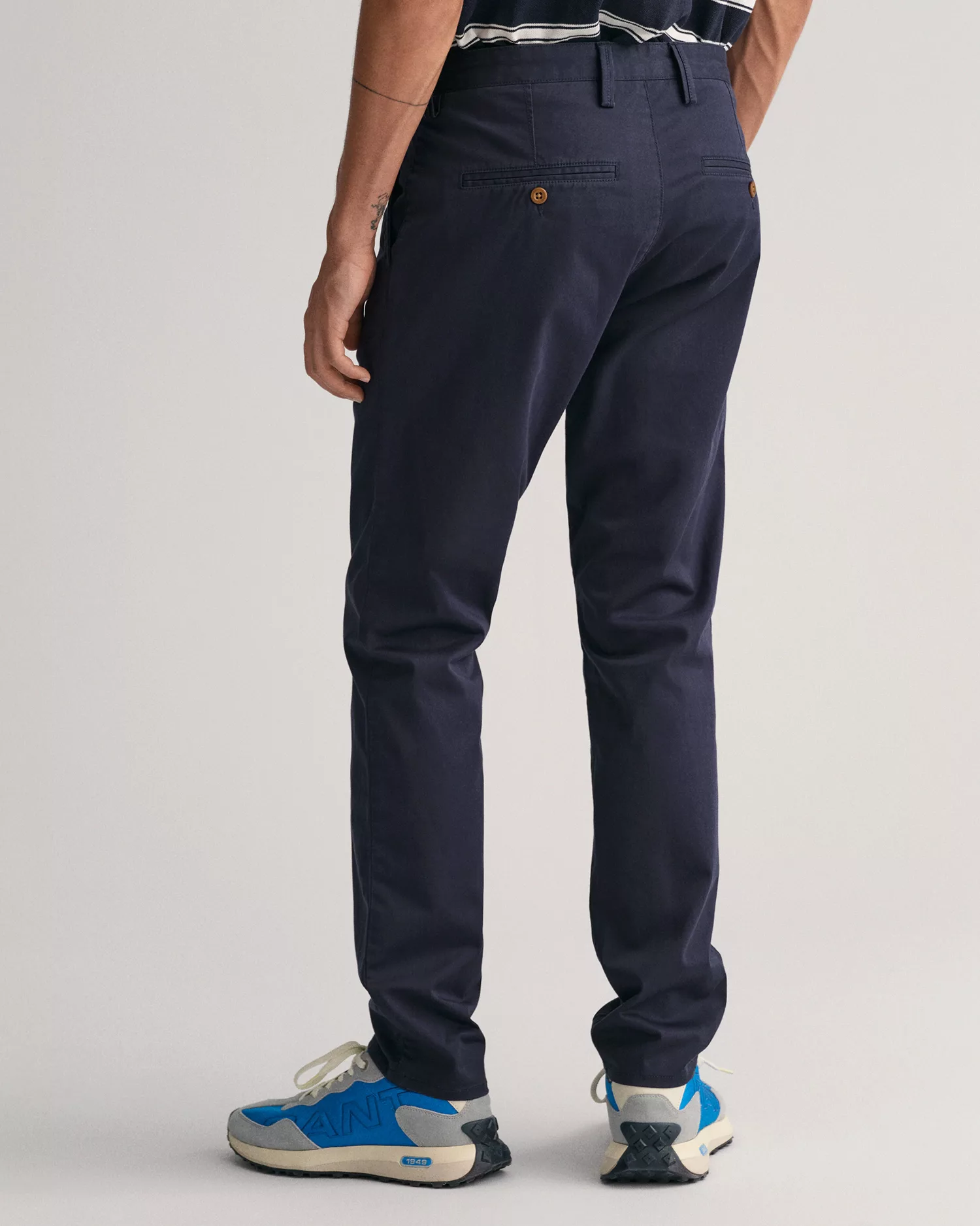 Gant Chinohose SLIM TWILL CHINOS mit gefütterten Seitentaschen günstig online kaufen