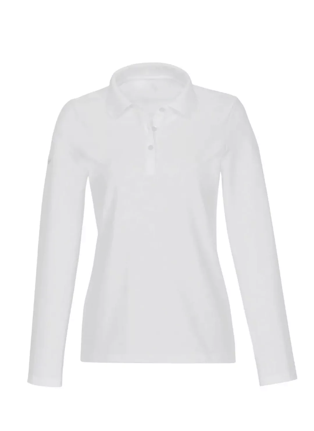 Trigema Poloshirt TRIGEMA Langarm Poloshirt (1-tlg) günstig online kaufen