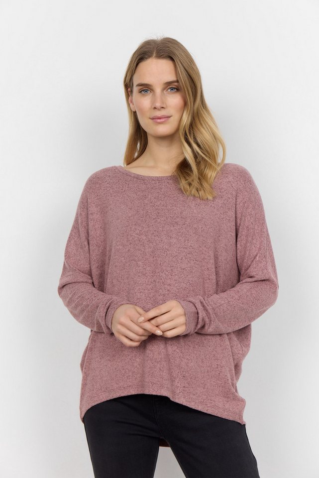 soyaconcept Rundhalsshirt SC-BIARA 1 bequemer Pullover, elastische Viskose- günstig online kaufen