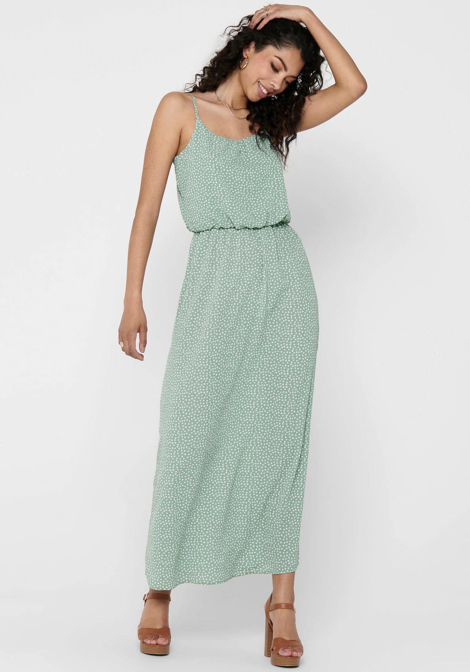 ONLY Maxikleid "ONLWINNER S/L MAXI DRESS NOOS PTM", mit Spaghettiträger günstig online kaufen