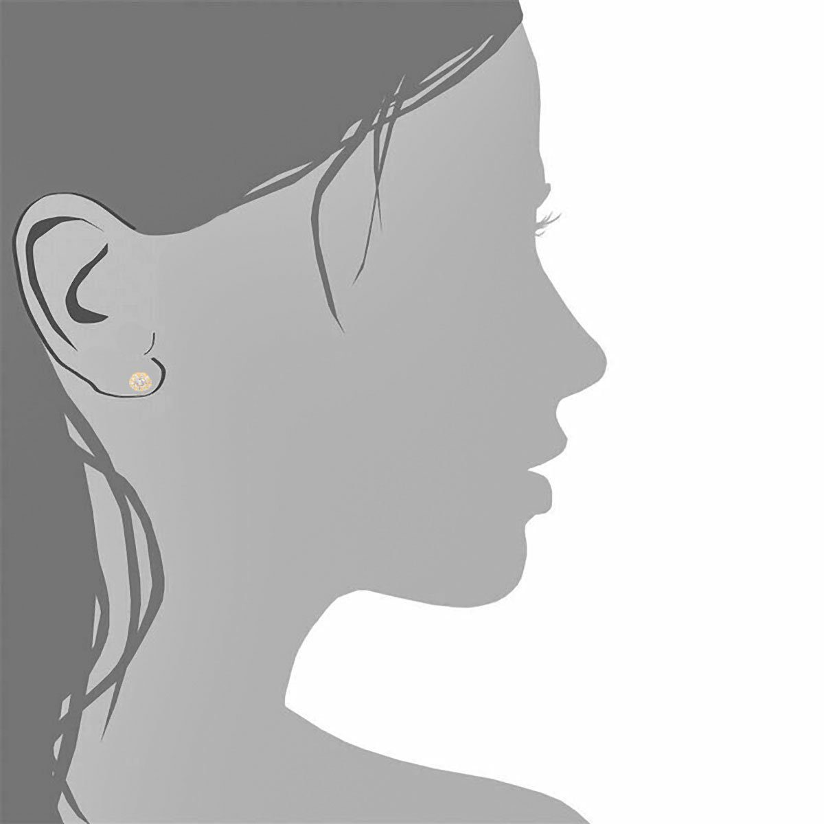 Stella-Jewellery Paar Ohrstecker 585er Gold Ohrstecker günstig online kaufen