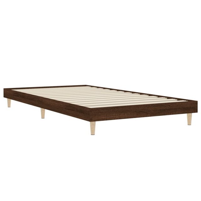 furnicato Bettgestell ohne Matratze Braun Eiche 90x190 cm Holzwerkstoff (1- günstig online kaufen