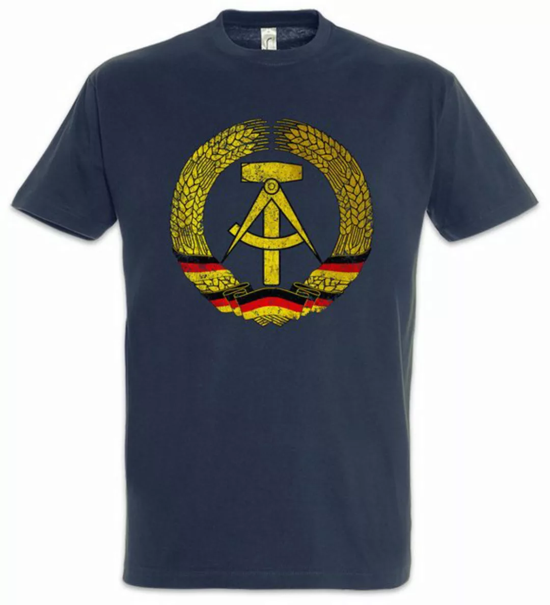 Urban Backwoods Print-Shirt DDR Symbol Herren T-Shirt Ostzone Fahne Wappen günstig online kaufen